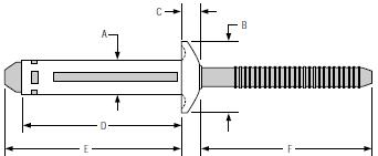 Huck Magna Tite 凸頭抽芯鉚釘結(jié)構(gòu)圖 Huck Magna Tite 凸頭抽芯鉚釘結(jié)構(gòu)圖